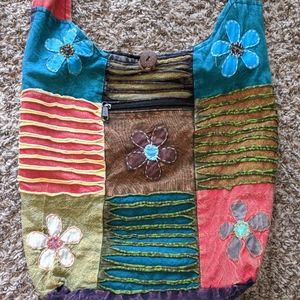 NWOT Peace & Love Hippie Bag